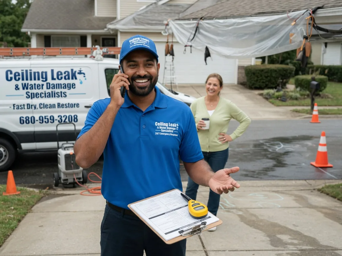 Ceiling Leak Cleanup Roopville, GA FAQs